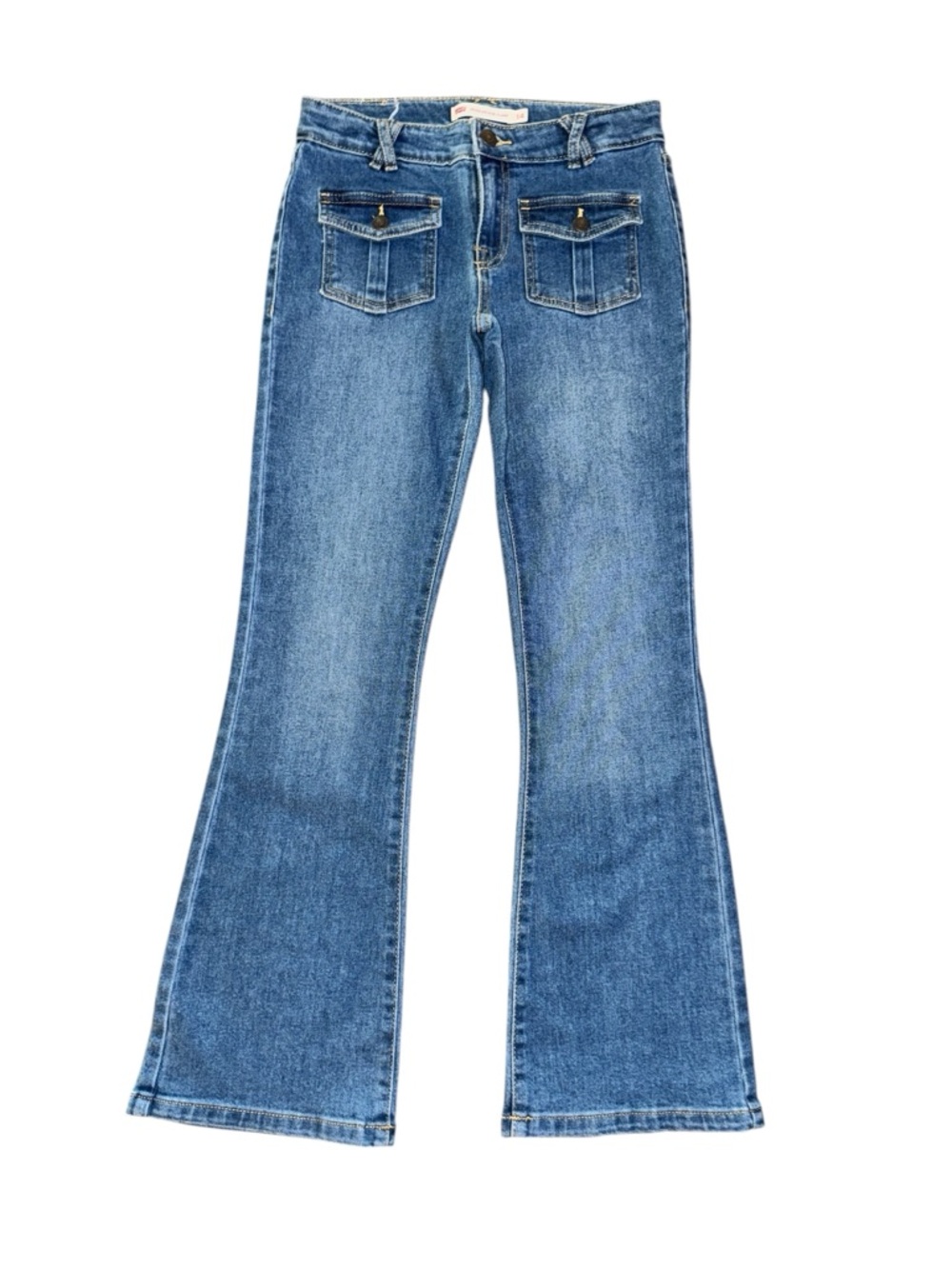 Levi’s Girls Fit & Flare Jeans Medium Wash Size 14